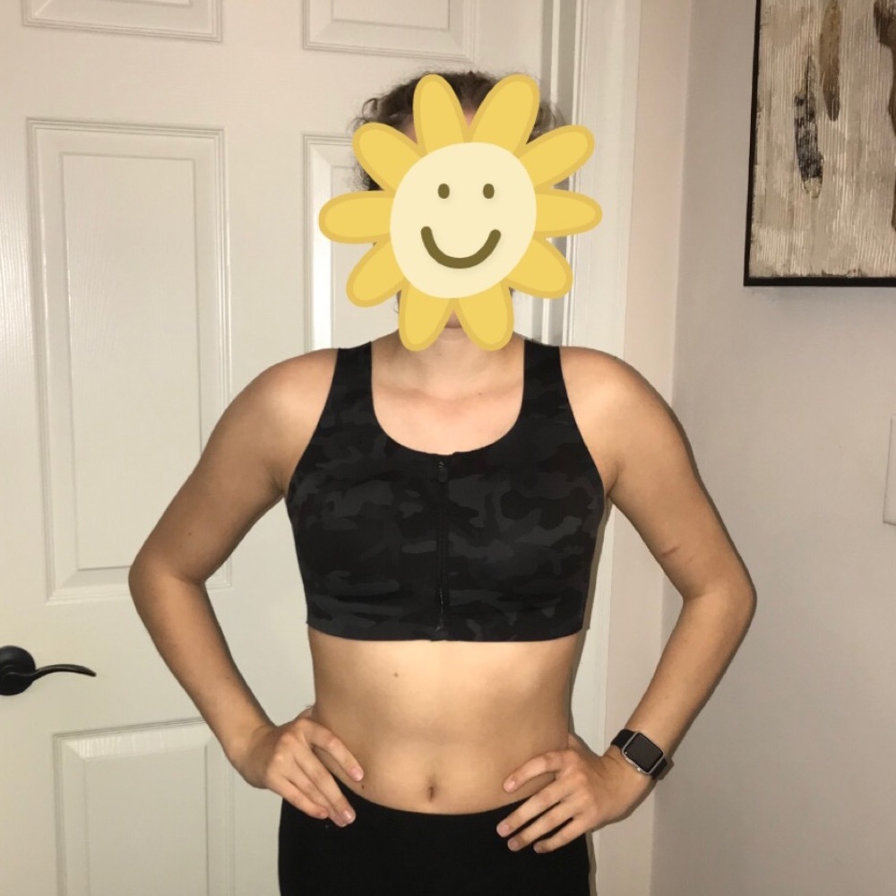 LULULEMON ENLITE BRA ZIP FRONT SPORTS BRA